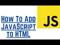 How To Add JavaScript to HTML With Examples JavaScript Tutorial