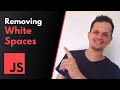 Removing white spaces in string trim with JavaScript