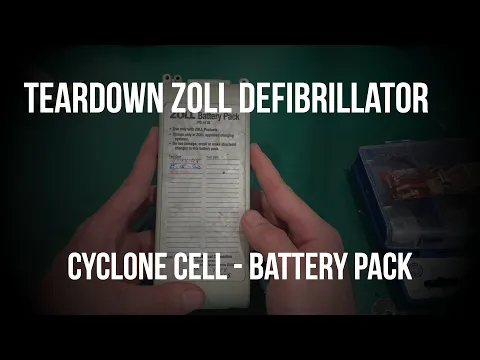 Download MP3 Teardown Zoll defibrillator battery pack - interesting lead-acid Cyclone USA cell 2V 2.5Ah