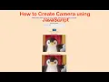 How to attach CAMERA using JavaScript Selfie App HTML JavaScript speechrecognition