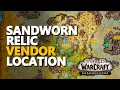 Sandworn Relic Vendor WoW Location