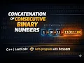 1680 Concatenation of Consecutive Binary Numbers