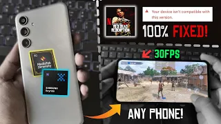 RDR Mobile Not Compatible Error FIXED - On Exynos 1380 or Any Android Phone
