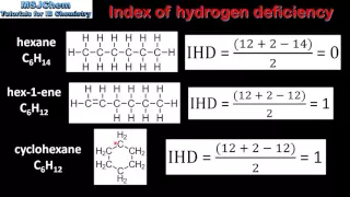 11 3 Index of hydrogen deficiency SL