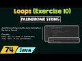 Loops in Java Exercise 10
