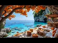 Download Lagu Sweet Bossa Nova \u0026 Relaxing Autumn Jazz Music at Morning Seaside Cafe Ambience for Stress Relief