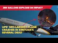 UPS plane crash near Ford factory Expo Center 38K gallons of jet fuel exploded s say WH
