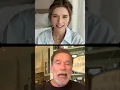 Arnold Schwarzenegger Katherine Schwarzenegger Instagram Live sub espanol