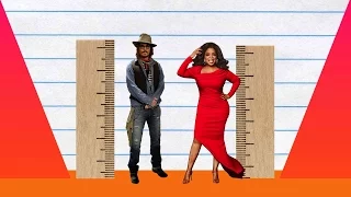 How Much Taller - Johnny Depp vs Oprah Winfrey