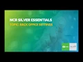 NCR Silver Essentials - Back Office Settings