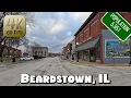 Driving Around Small Town Beardstown IL in 4k