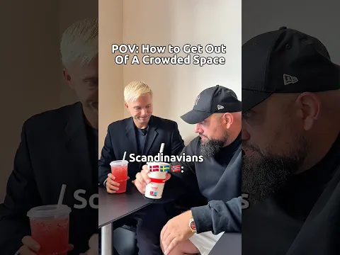 POV: How To Get Out Of A Crowded Space 🤷‍♂️ @MetinogNicki #scandinavia #denmark #norway #sweden
