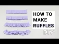 How to Sew Ruffles 4 Easy Methods for Sewing Beginners