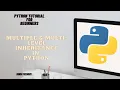 Multiple Multi level inheritance in python python programming for beginners - 35 python hindi