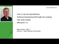 How to use OpenRadioss Software-Development-Kit sdk for creating USER Subroutines Windows 11