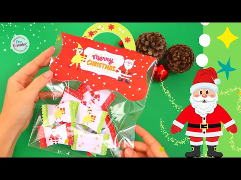 Download MP3 BOLSA NAVIDEÑA para DULCES 🎅 Regalos ECONOMICOS y FACILES de hacer