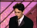 James Franco Wins Best Actor TV Movie - Golden Globes 2002