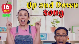 up and down song on repeat 10 mins songs for littles