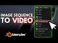 Turn Image Sequence to in Blender in 30 Seconds