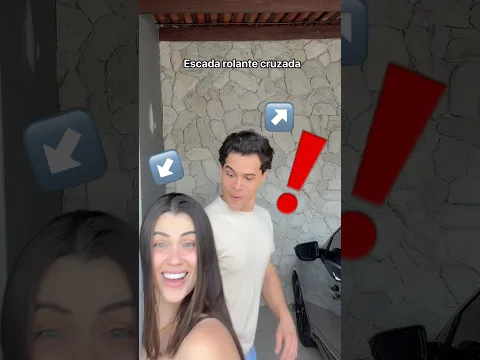 DESAFIO DA ESCADA INVISÍVEL EM CASAL ! *Quem Ganhou?