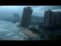 Download Lagu China's strongest monster Typhoon Kajiki of 2025 shakes buildings, causes chaos in Hainan