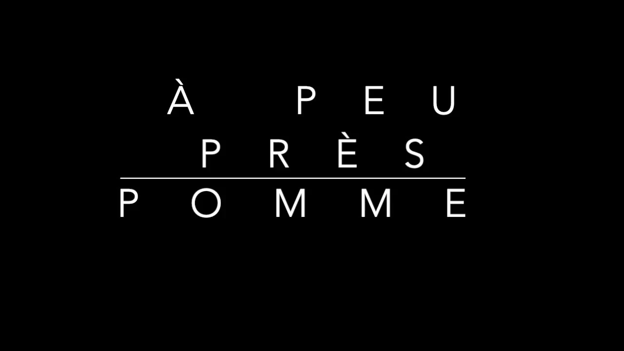 A peu près-Pomme (karaoké piano) A peu près-Pomme (karaoké piano)