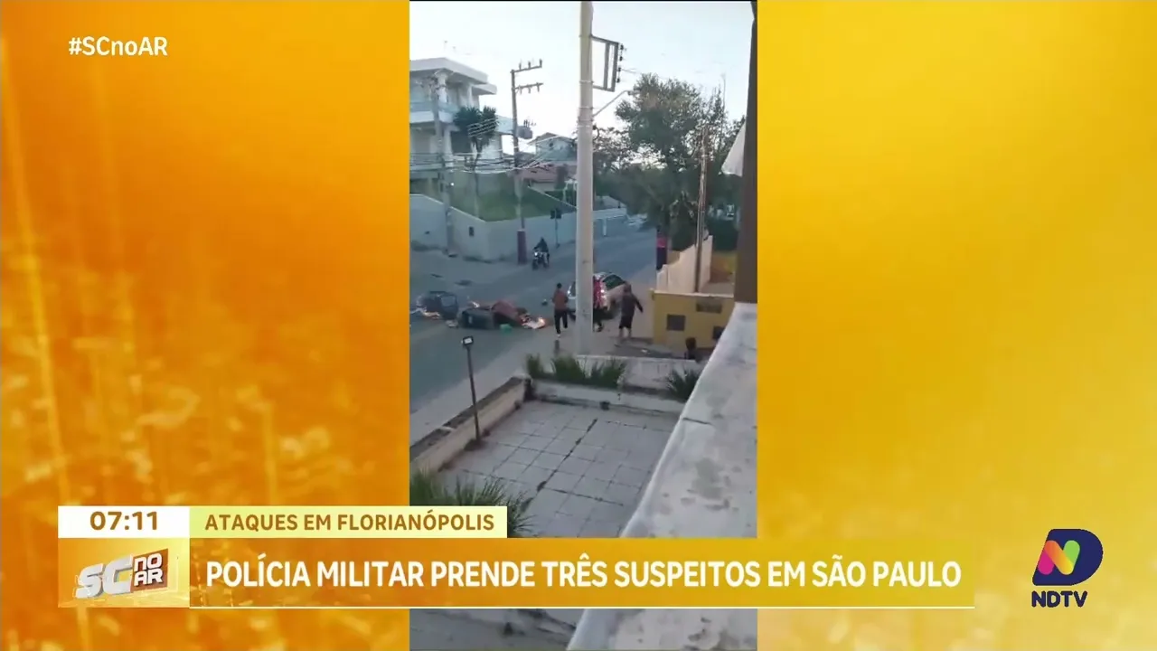 Ataques incendiários no Norte da Ilha: polícia prende suspeitos em São Paulo