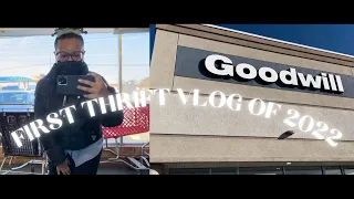 First Thrift Vlog of 2022 Thrift with me in Virginia at Goodwill C H K D Thrift Store