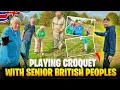 Download Lagu 😂🏏 I Tried Playing Croquet with Senior British Legends! 👵👴 || I Didn’t Know This Game Before 🇬🇧