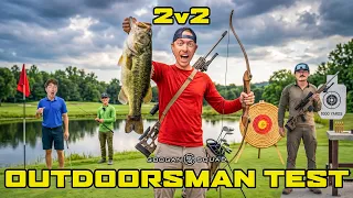 GOOGANS vs. The ULTIMATE OUTDOORSMAN TEST! ( 2v2 CHALLENGE)