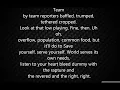 Its the end of the world by R.E.M lyrics