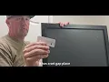 LOAAO MIRROR - Installation and Display of Simple Black Frame Mirror
