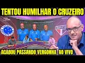 Download Lagu LÉDIO CARMONA TENTA HUMILHAR O CRUZEIRO E ACABA PASSANDO VERGONHA AO VIVO! \
