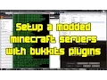 Setup a modded minecraft servers with bukkits plugins using MCPC DireWolf Tekkit