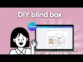 HOW TO MAKE BLIND BOX templates in Canva Step-by-step mystery box design tutorial