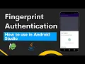 Biometric Fingerprint Authentication in android studio How to add fingerprint in android studio