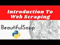 Web Scraping with Python - Beautiful Soup Crash Course