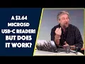 2 64 USB-C MicroSD Reader -