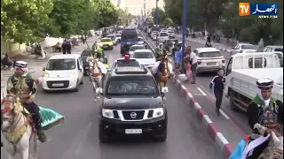 سوق أهراس موكب خاص يجوب شوارع سوق أهراس لتكريم النابغة رونق زاني 