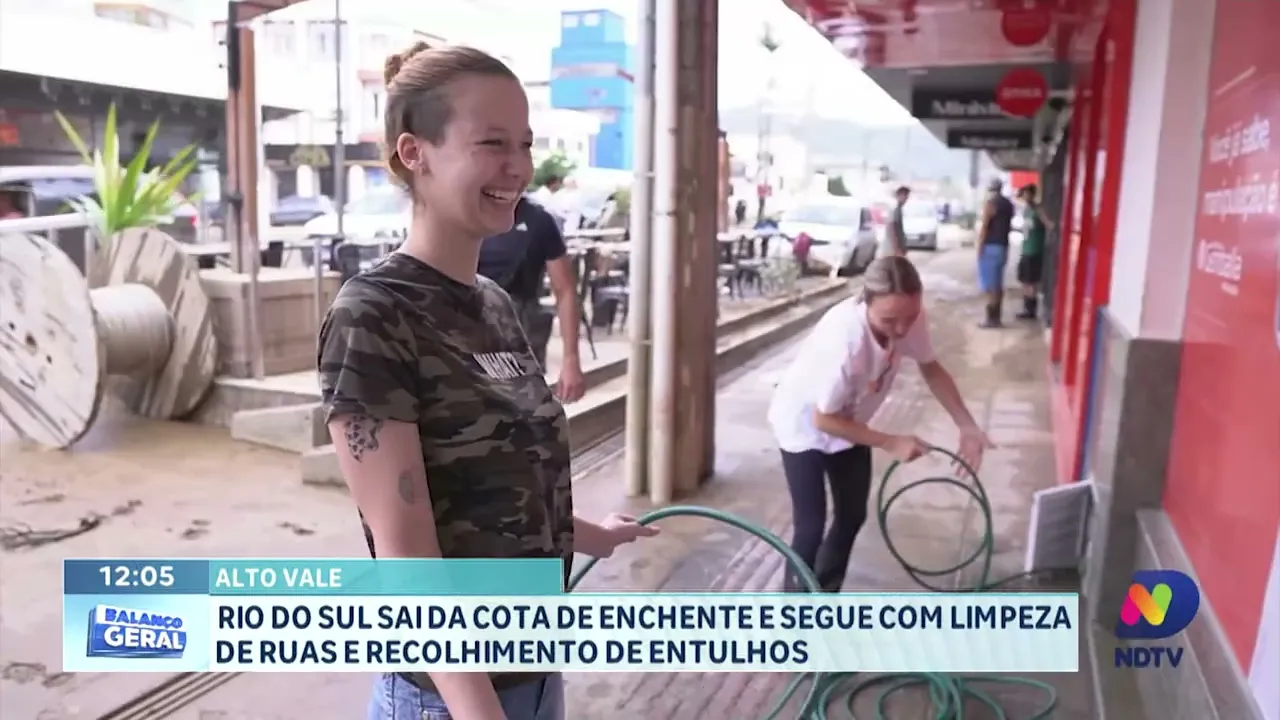 Dnit realiza megaoperação para recuperação da BR-470 após fortes chuvas e interdições