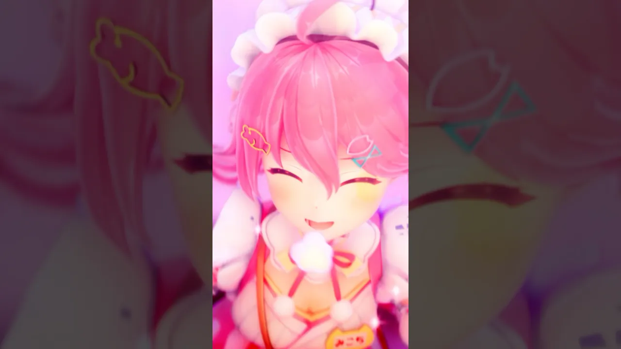 さくらみこオリジナル楽曲『1135』MusicVideo公開?3D×実写⁉ #shorts