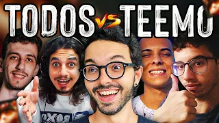 5 HIGH ELO vs 1 TEEMO DE HACK!