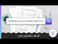 Copperplate Calligraphy Practice Tips Free Practice Sheet