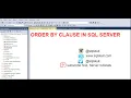 Order BY Clause in SQL Server