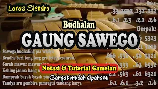 notasi budalan gaung sawega