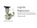 Multiclass Classification One vs all