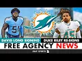 ALERT Dolphins Signing LB David Long Re-Signing Duke Riley In 2023 NFL Free Agency Dolphins News