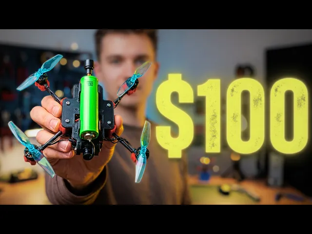 18650 Micro Foldable FPV Drone video thumbnail