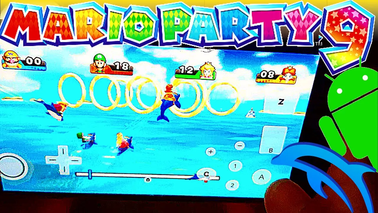 Mario Party 9 Android Wii Emulator - Dolphin Wii Emulator Android Mobile - Gameplay 2022