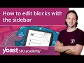 How to edit blocks with the sidebar in the WordPress block editor Block editor training